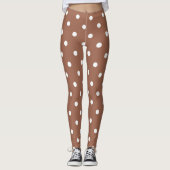 Polkadots Print Leggings (Voorkant)