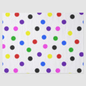 Polkadots Spots & Stippen Patroon Tissuepapier (Voorkant)