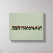 Poll Herefords Canvas Afdruk (Voorkant)