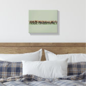 Poll Herefords Canvas Afdruk (Insitu (Slaapkamer))