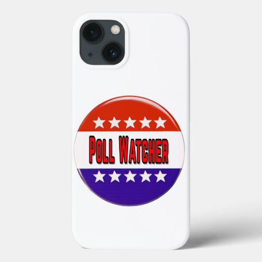 Poll Watcher Case-Mate iPhone Case (Achterkant)