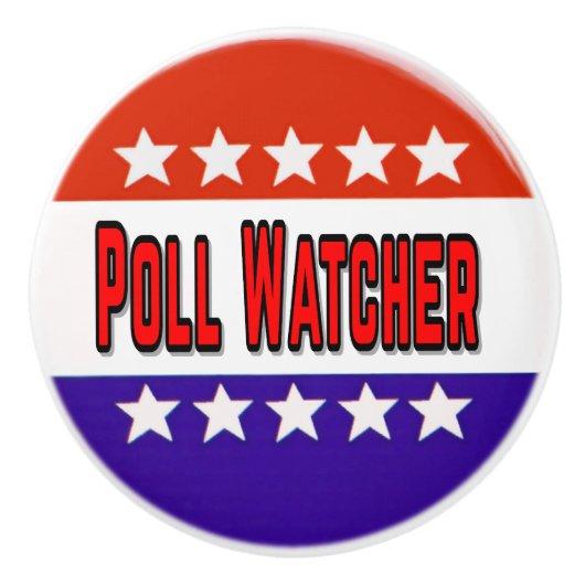 Poll Watcher Keramische Knop (Voorkant)