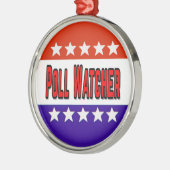 Poll Watcher Metalen Ornament (Links)