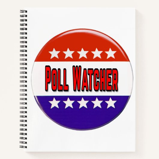 Poll Watcher Notitieboek (Voorkant)