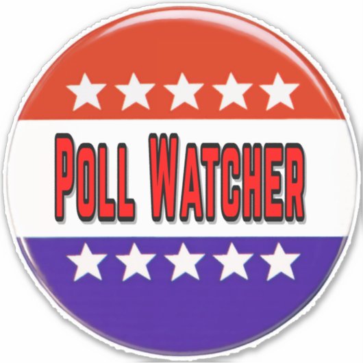Poll Watcher Sticker (Voorkant)