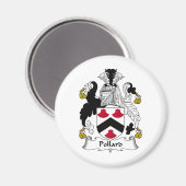 Pollard Family Crest Magneet (Voorkant / Achterkant)