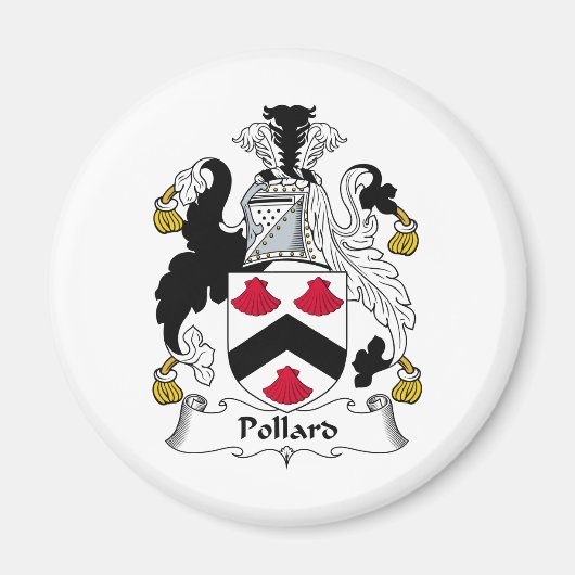 Pollard Family Crest Magneet (Voorkant)