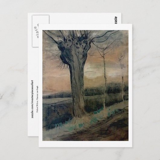 Pollard Willow Van Gogh Fine Art Painting Briefkaart (Voorkant / Achterkant)