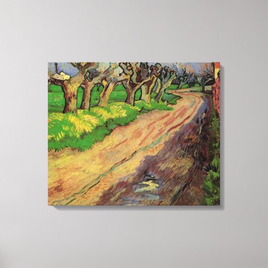 Pollard Willows door Vincent van Gogh Canvas Afdruk (Voorkant)
