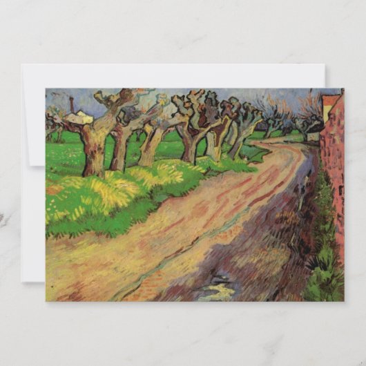 Pollard Willows door Vincent van Gogh Kaart (Voorkant)