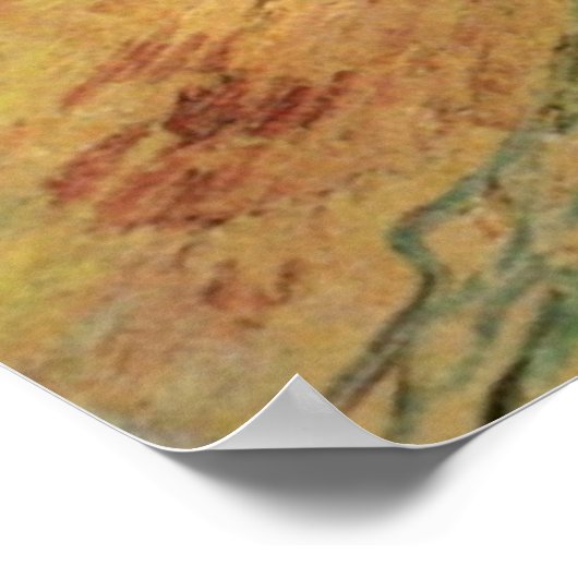 Pollard Willows door Vincent van Gogh Poster (Hoek)