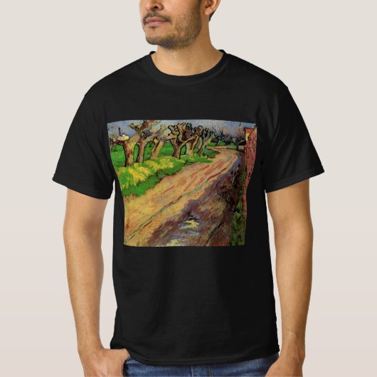 Pollard Willows door Vincent van Gogh T-shirt (Voorkant)