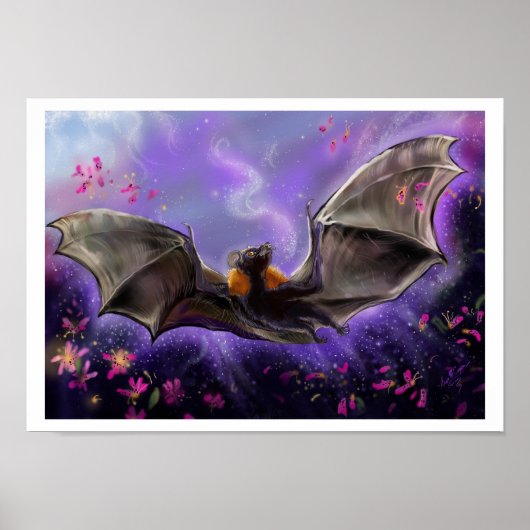 Pollen en stardust Flying Fox Poster (Voorkant)