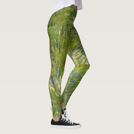 Pollen gras door Vincent van Gogh Leggings (Rechts)