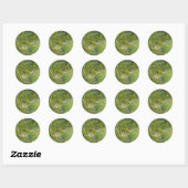 Pollen gras door Vincent van Gogh Ronde Sticker (Vel)