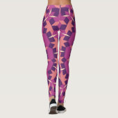 Pollen-tegelpatroon Leggings (Achterkant)