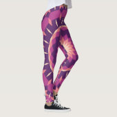 Pollen-tegelpatroon Leggings (Rechts)