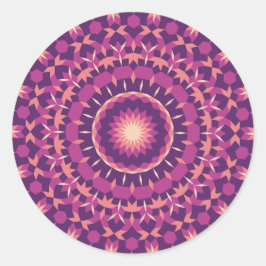 Pollen Tiling Pattern Ronde Sticker