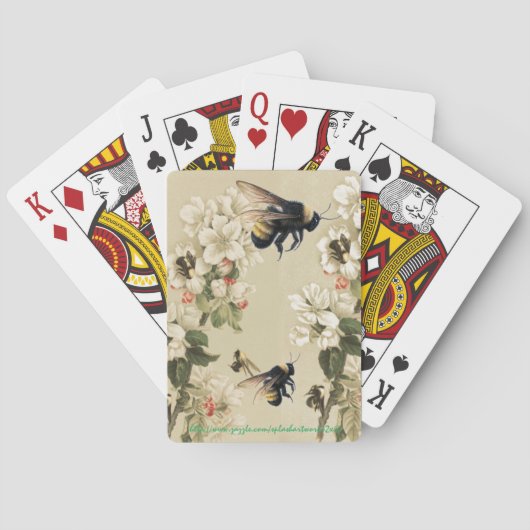 "Pollenverzameling" Pokerkaarten (Achterkant)