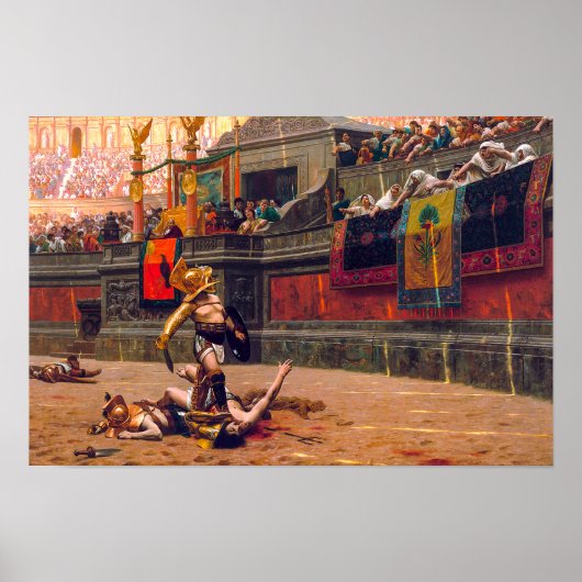 Pollice Verso | Jean-Léon Gérôme | Poster (Voorkant)