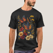 Pollinator Garden Design Wildlife Flowers Native P T-shirt (Voorkant)