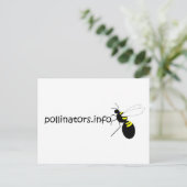 pollinators.info postcard briefkaart (Staand voorkant)