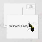 pollinators.info postcard briefkaart (Voorkant / Achterkant)