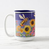 pollinertuin tweekleurige koffiemok (Links)