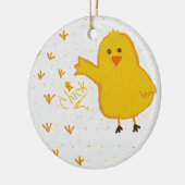 pollito keramisch ornament (Links)