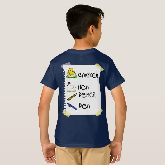 pollito t-shirt (Achterkant volledig)