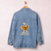 Pollo Chicken Sport Parodie Humor Denim Jacket (Hangar)