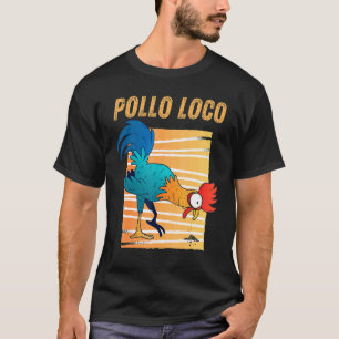 Pollo Loco grappige Gekke Kippenliefhebbers T-shirt