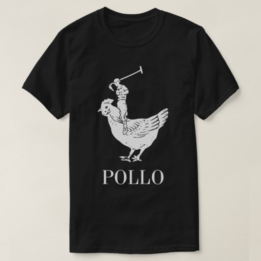 Pollo Shirt (KRIJG IT!) Witte Logo (Design voorkant)