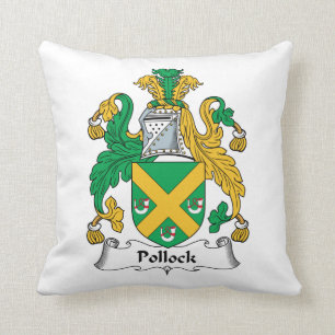 Pollock Family Crest Kussen