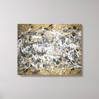 Pollock reproductie canvas afdruk