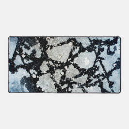 Pollock stijl vlekken betonnen loft modern grijs bureaumat