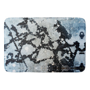 Pollock Style Stains Concrete Urban Loft DIY Decor Badmat