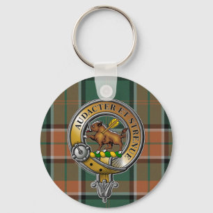 Pollock Tartan & Badge Sleutelhanger