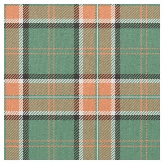 Pollock Tartan Print Stof (Close Up)