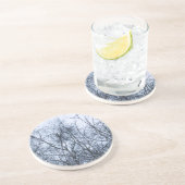 Pollock's Branches Zandsteen Onderzetter (Zijkant)