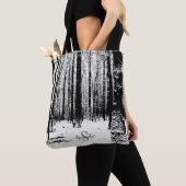 Pollok Park bomen in de sneeuw Tote Bag (Dichtbij)