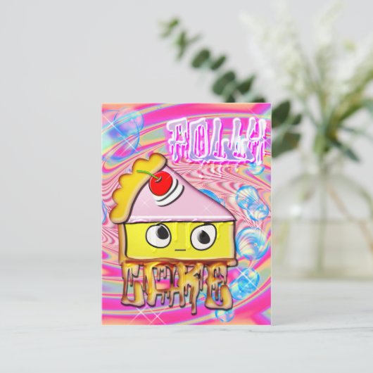 Polly Cake - Tortina - Briefkaart (Staand voorkant)