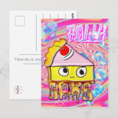 Polly Cake - Tortina - Briefkaart (Voorkant / Achterkant)