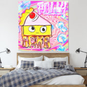 Polly Cake - Tortina - Canvas Afdruk (Insitu (Slaapkamer))