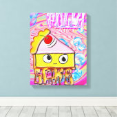 Polly Cake - Tortina - Canvas Afdruk (Insitu (Houten vloer))