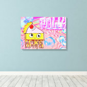 Polly Cake - Tortina - Canvas Afdruk (Insitu (Houten vloer))