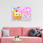 Polly Cake - Tortina - Canvas Afdruk (Insitu (Woonkamer))