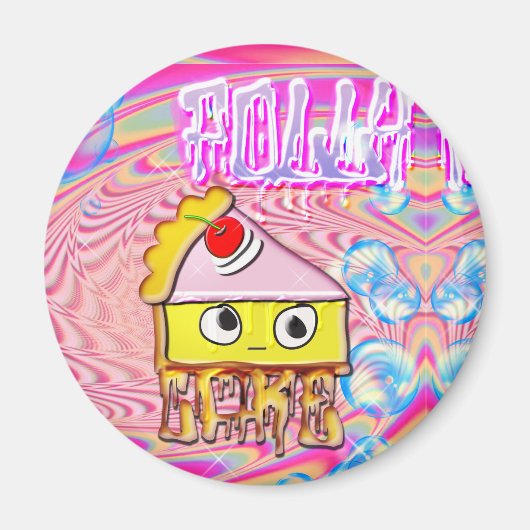 Polly Cake - Tortina - Magneet (Voorkant)