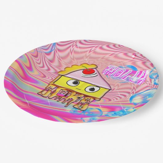 Polly Cake - Tortina - Papieren Bordje (Gekanteld)