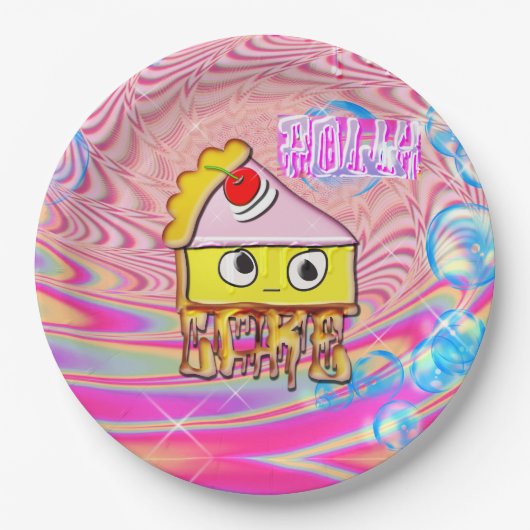 Polly Cake - Tortina - Papieren Bordje (Voorkant)